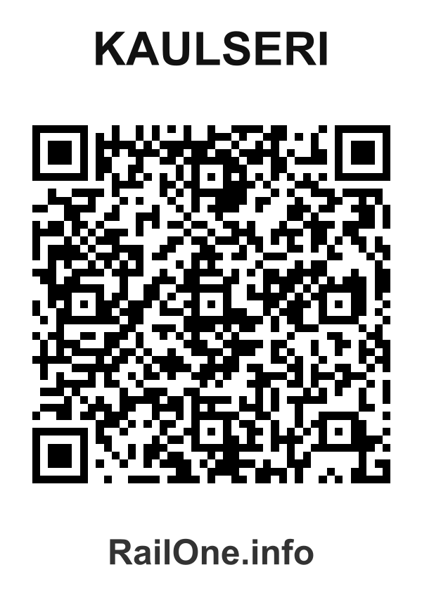 RailOne QR Code for Kaulseri station
