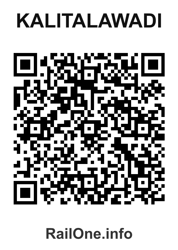RailOne QR Code for Kalitalawadi station