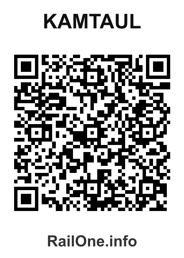 RailOne QR Code for Kamtaul station