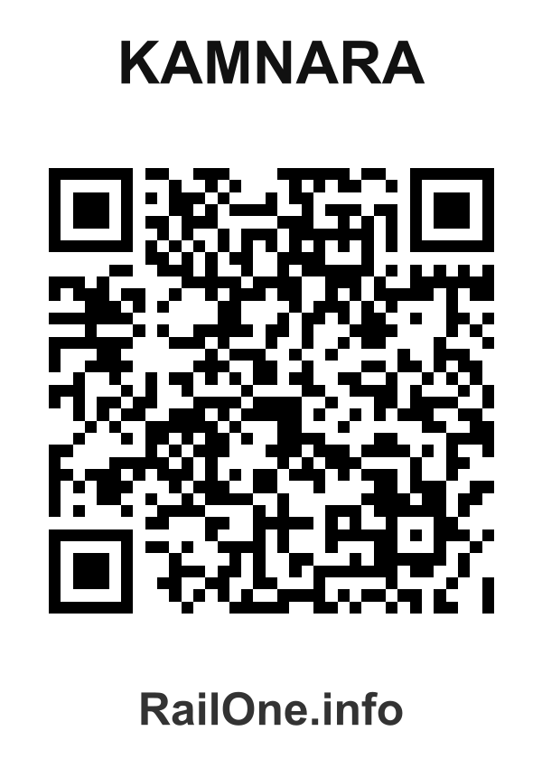 RailOne QR Code for Kamnara station
