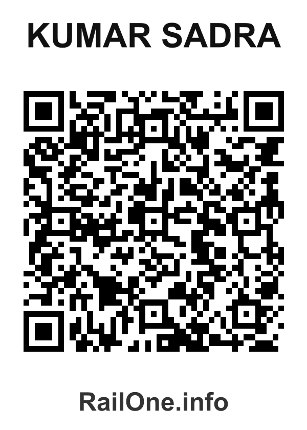 RailOne QR Code for Kumar Sadra station