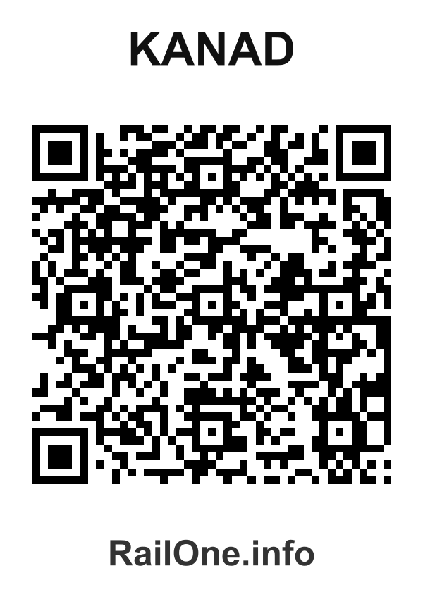 RailOne QR Code for Kanad station