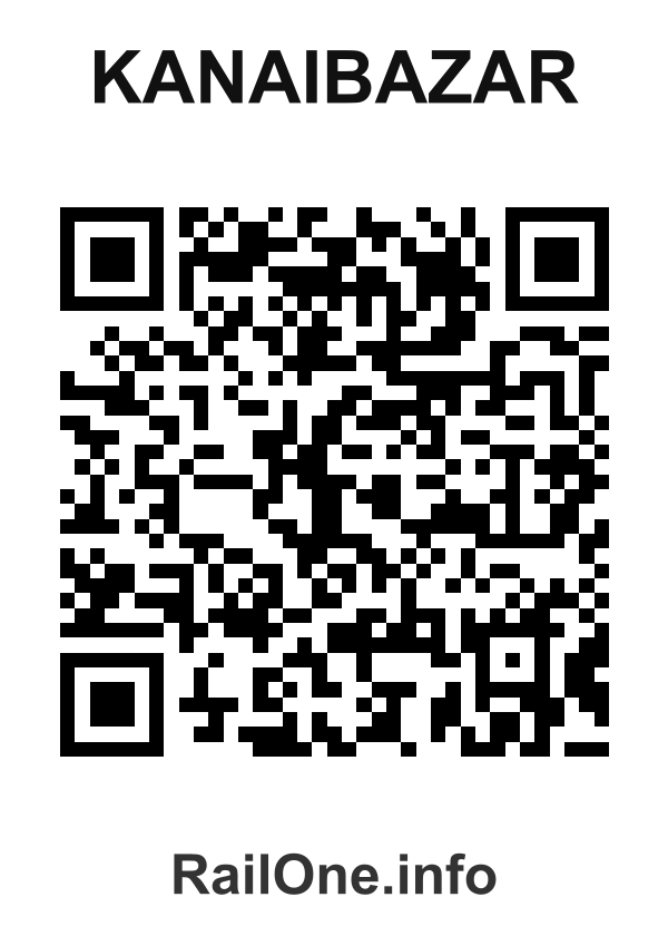 RailOne QR Code for Kanaibazar station