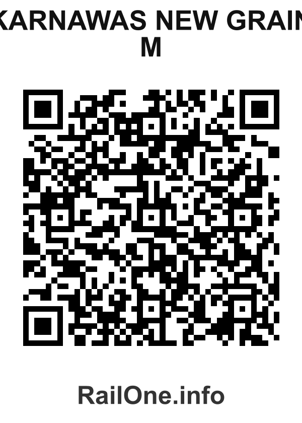 RailOne QR Code for Karnawas New Grain M station