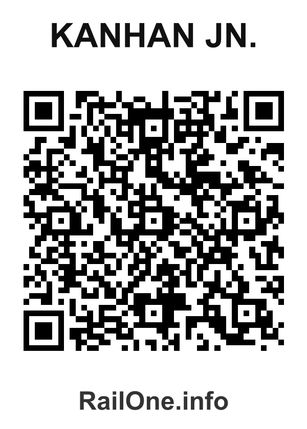 RailOne QR Code for Kanhan Jn. station