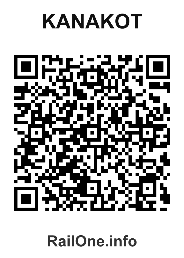 RailOne QR Code for Kanakot station
