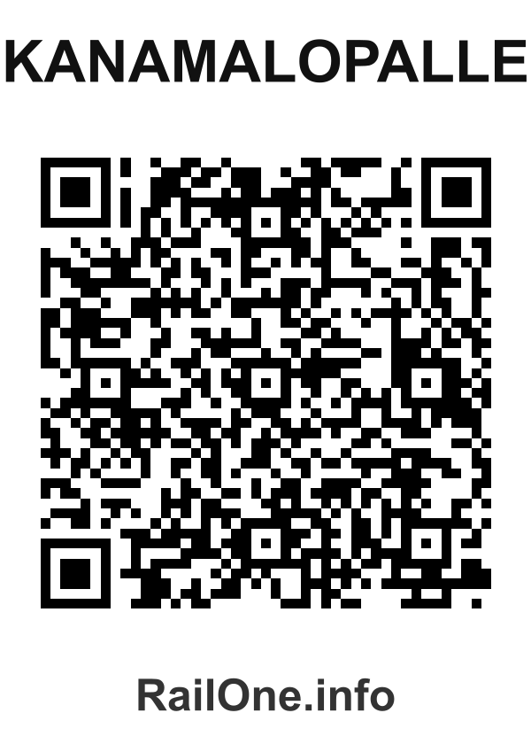 RailOne QR Code for Kanamalopalle station
