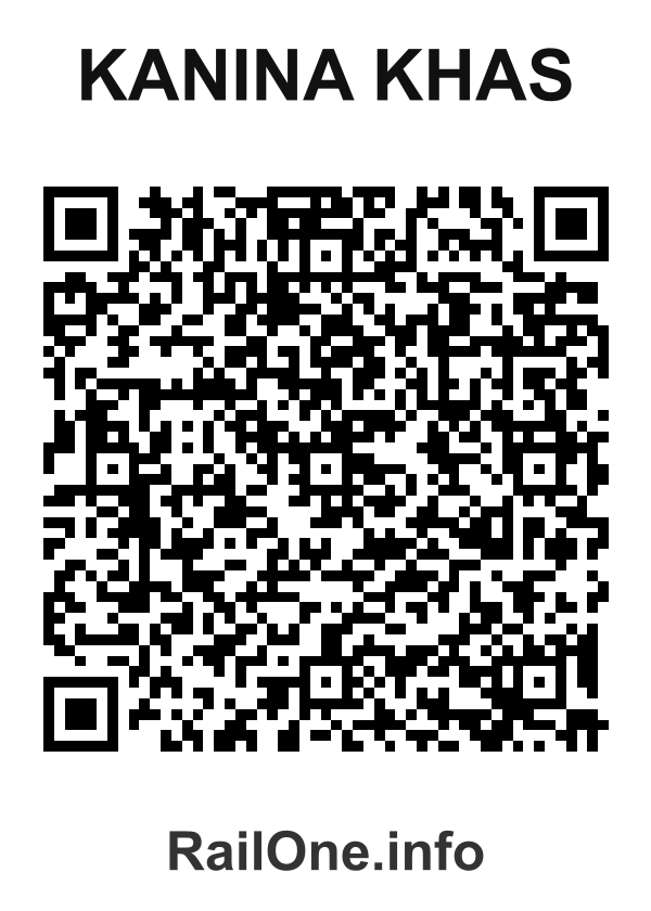 RailOne QR Code for Kanina Khas station