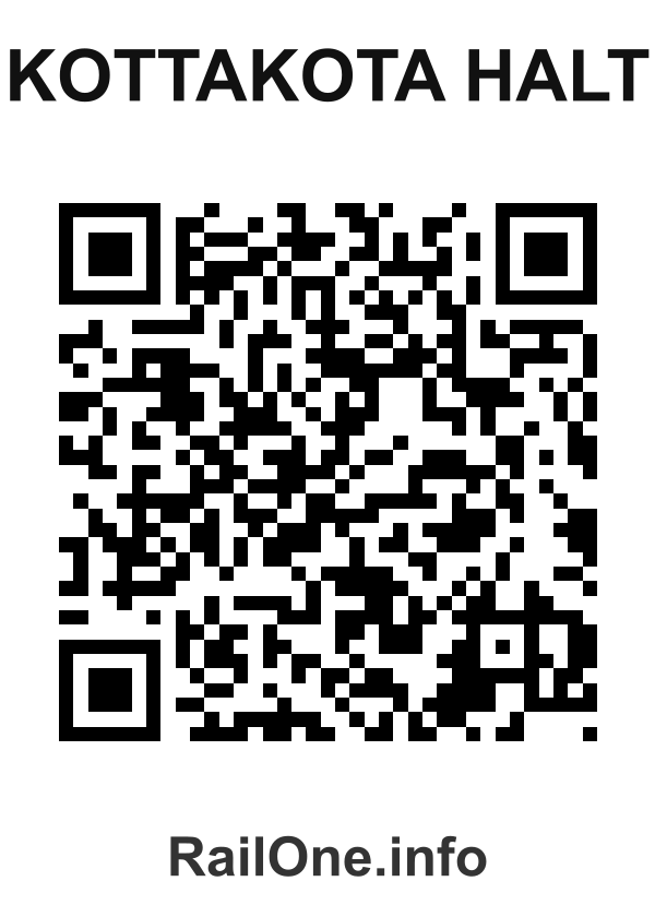 RailOne QR Code for Kottakota Halt station