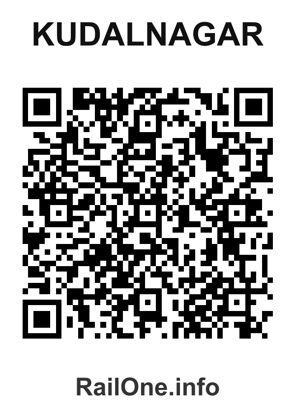 RailOne QR Code for Kudalnagar station