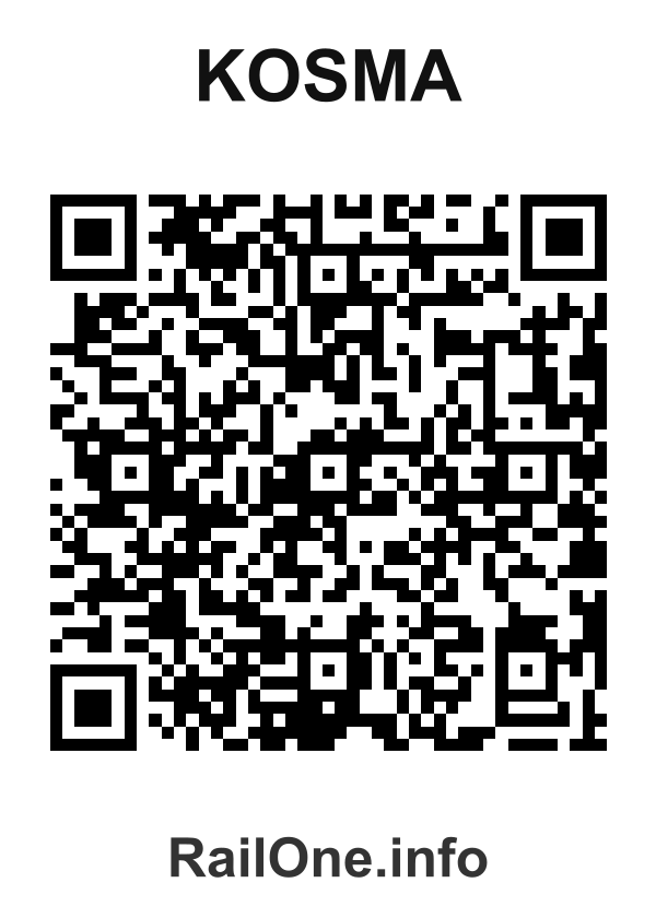 RailOne QR Code for Kosma station