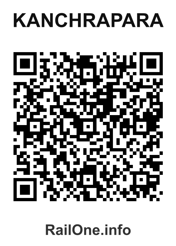 RailOne QR Code for Kanchrapara station