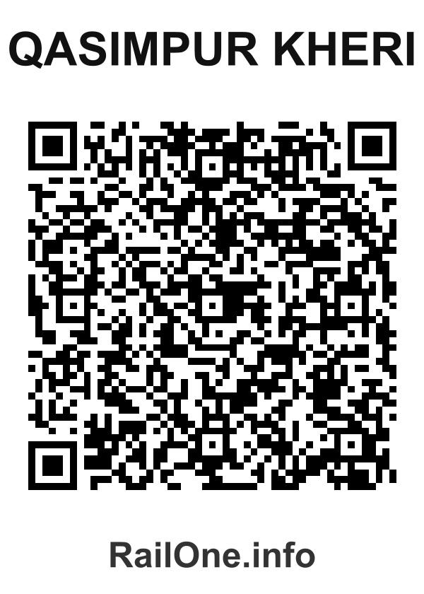 RailOne QR Code for Qasimpur Kheri station