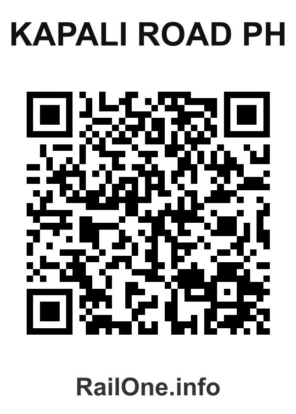 RailOne QR Code for Kapali Road Ph station
