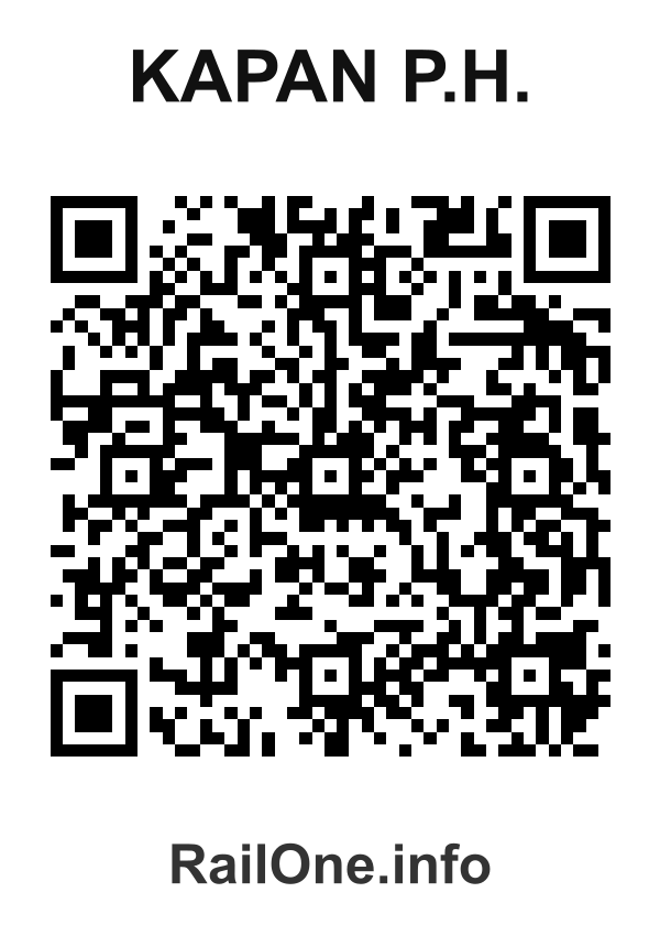 RailOne QR Code for Kapan P.h. station