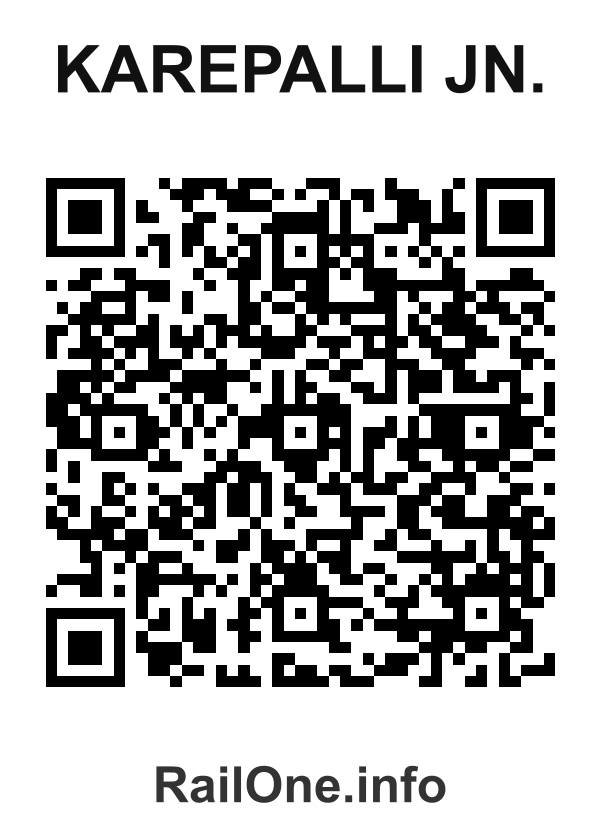 RailOne QR Code for Karepalli Jn. station