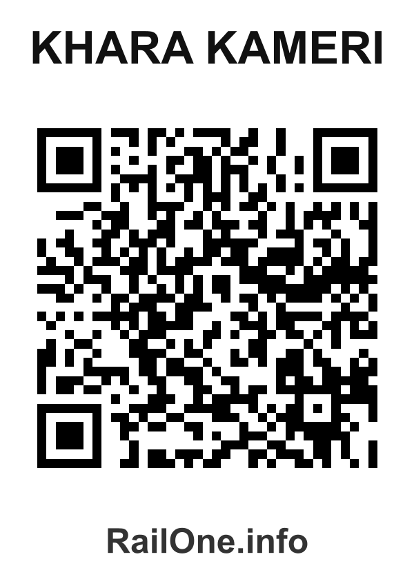 RailOne QR Code for Khara Kameri station