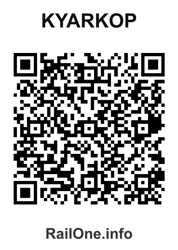 RailOne QR Code for Kyarkop station