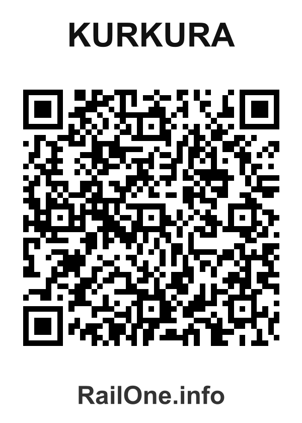 RailOne QR Code for Kurkura station