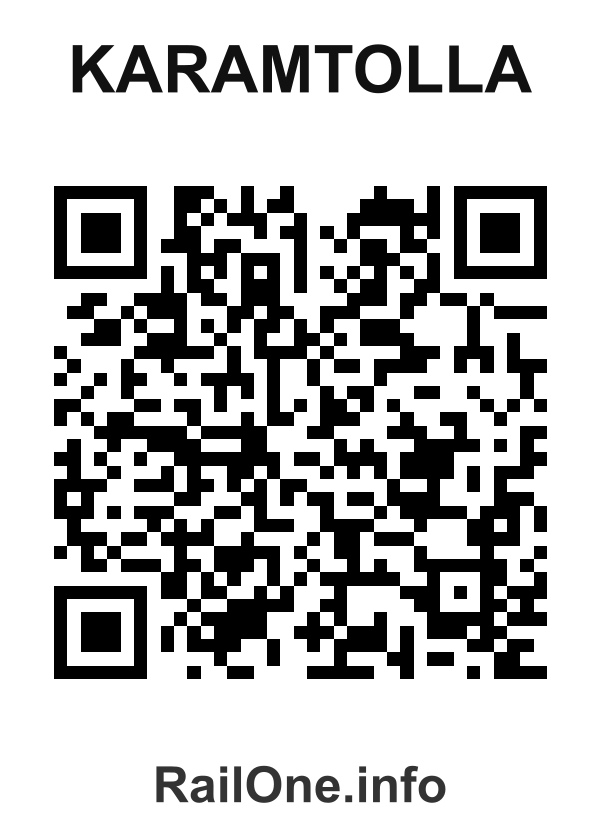 RailOne QR Code for Karamtolla station