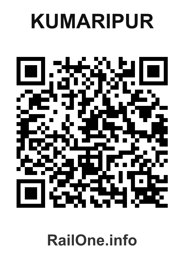 RailOne QR Code for Kumaripur station