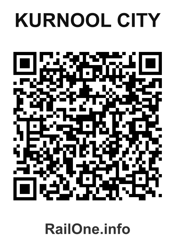 RailOne QR Code for Kurnool City station