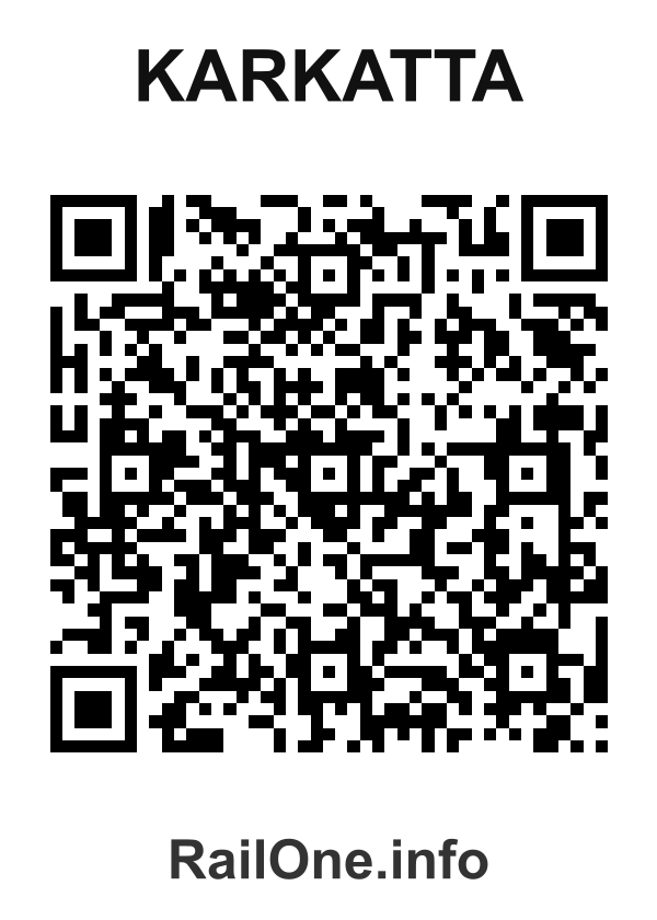 RailOne QR Code for Karkatta station