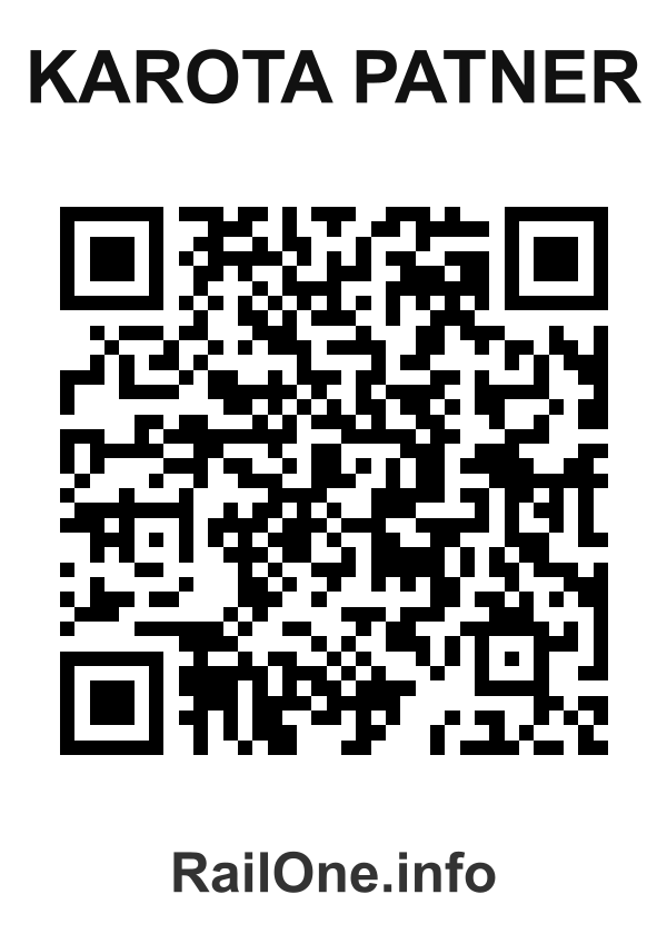 RailOne QR Code for Karota Patner station