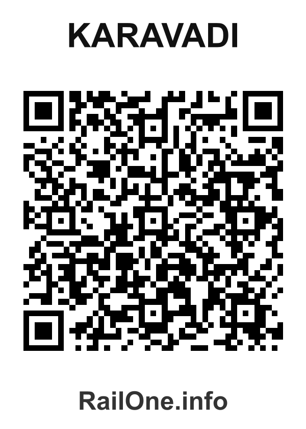 RailOne QR Code for Karavadi station