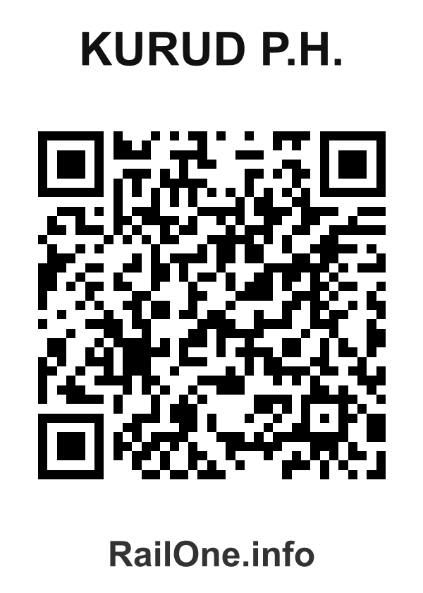 RailOne QR Code for Kurud P.h. station