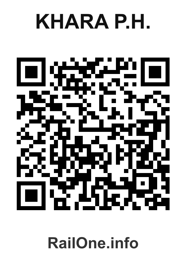 RailOne QR Code for Khara P.h. station