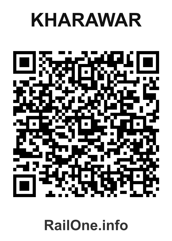 RailOne QR Code for Kharawar station