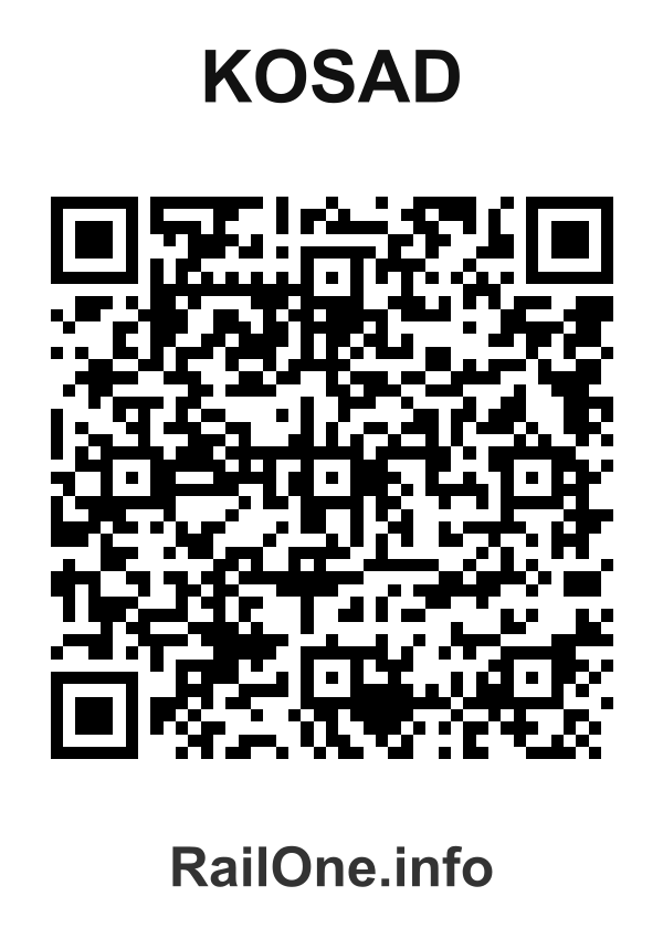 RailOne QR Code for Kosad station