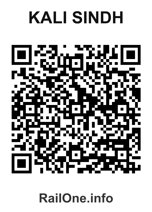 RailOne QR Code for Kali Sindh station