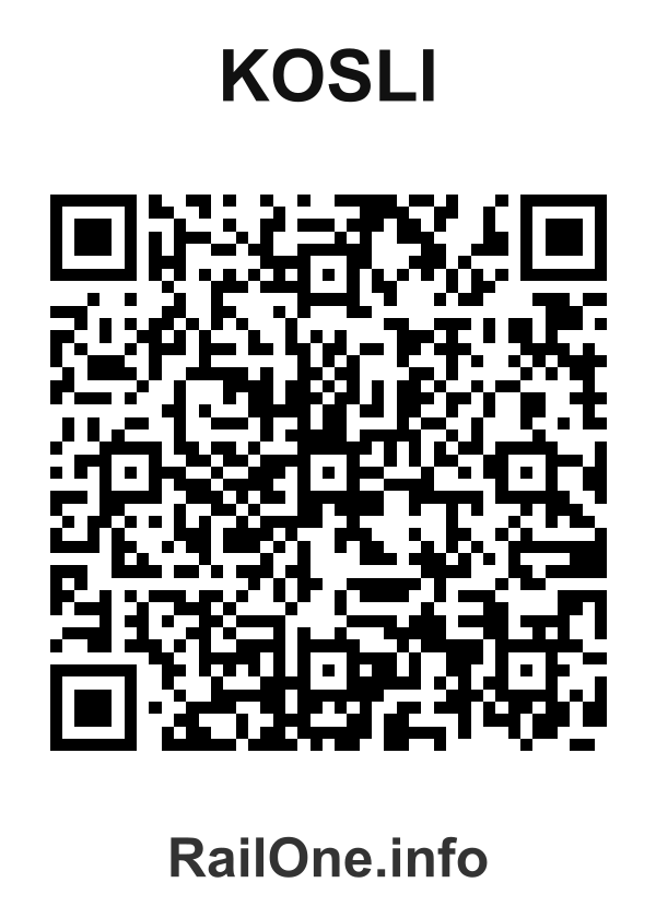 RailOne QR Code for Kosli station