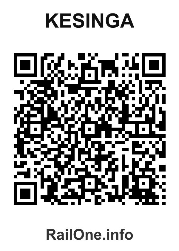 RailOne QR Code for Kesinga station