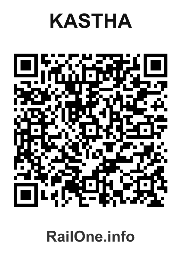 RailOne QR Code for Kastha station