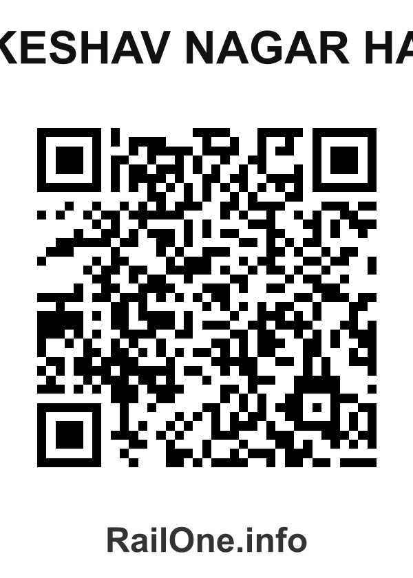 RailOne QR Code for Keshav Nagar Ha station
