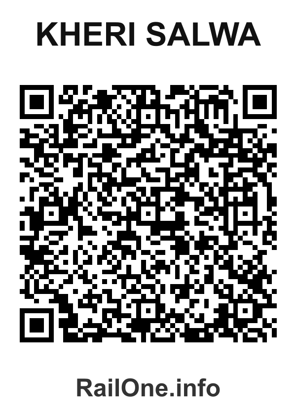 RailOne QR Code for Kheri Salwa station