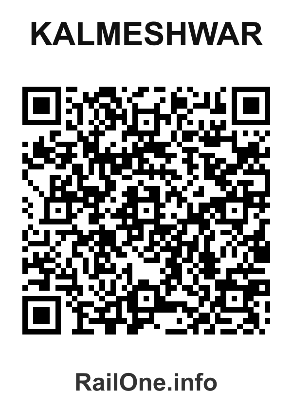 RailOne QR Code for Kalmeshwar station