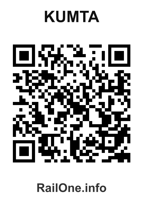 RailOne QR Code for Kumta station