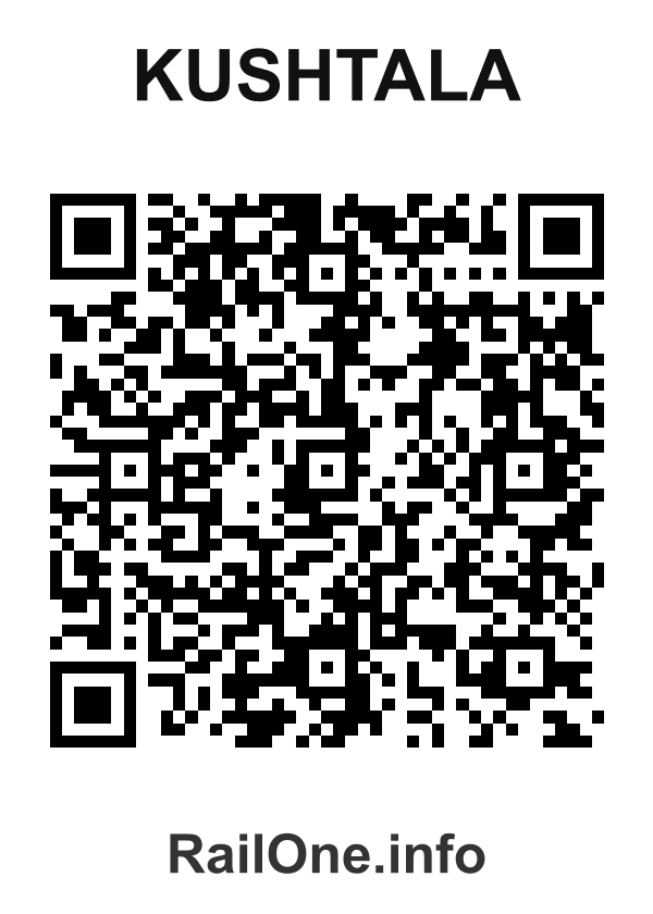 RailOne QR Code for Kushtala station