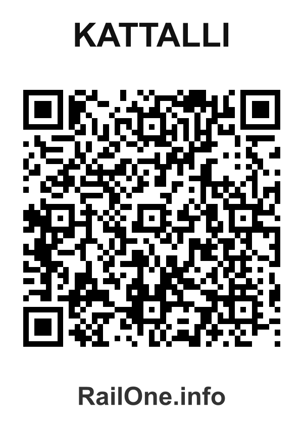 RailOne QR Code for Kattalli station