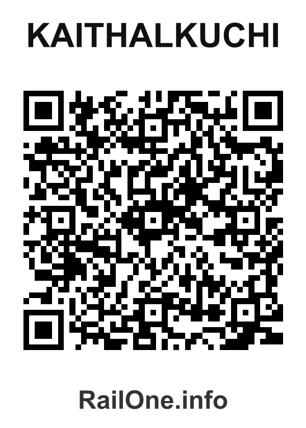RailOne QR Code for Kaithalkuchi station