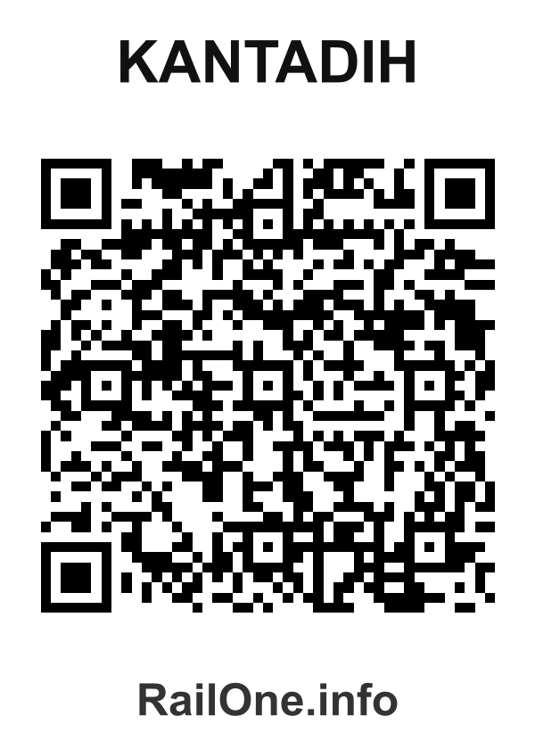 RailOne QR Code for Kantadih station