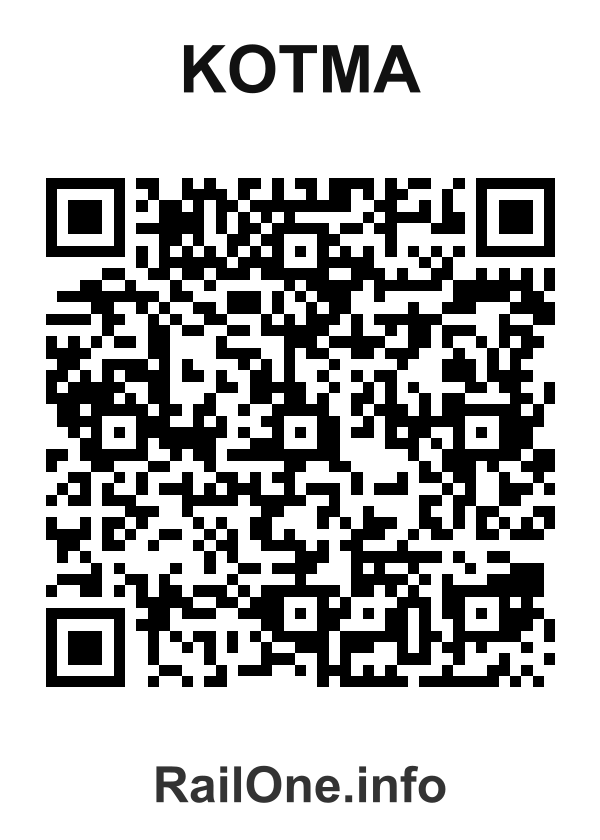RailOne QR Code for Kotma station