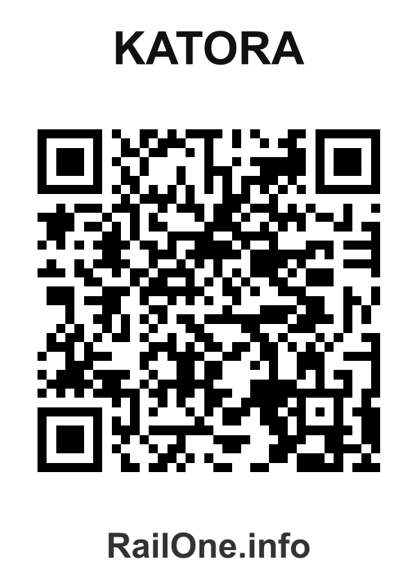 RailOne QR Code for Katora station