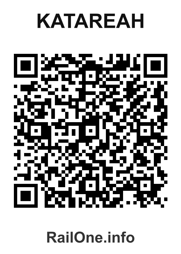 RailOne QR Code for Katareah station