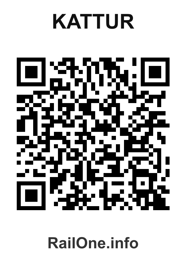 RailOne QR Code for Kattur station