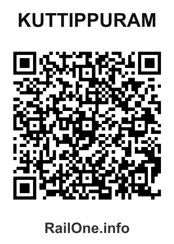 RailOne QR Code for Kuttippuram station